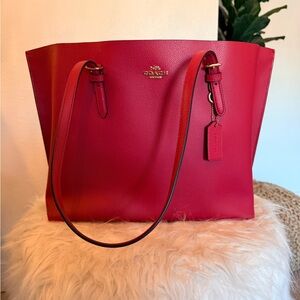Coach Cherry Red Tote Bag